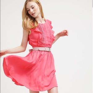 Banana Republic Coral sz 12 zip dress